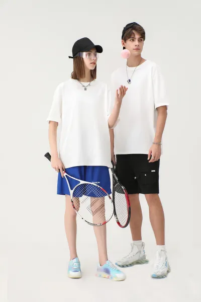 Design XISHAN LABORATORY Oversized Plain Black T-Shirt T-Shirts - 17