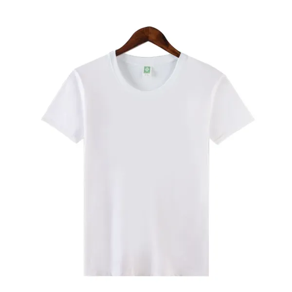 Design Basic Crew Neck White T-Shirt - 1