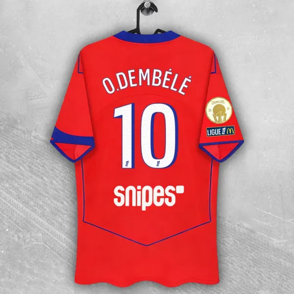 Paris Saint-Germain Mbappé #10 Away Jersey Blue - 8