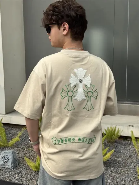 Chrome Hearts Cross Logo White T-Shirt - 19