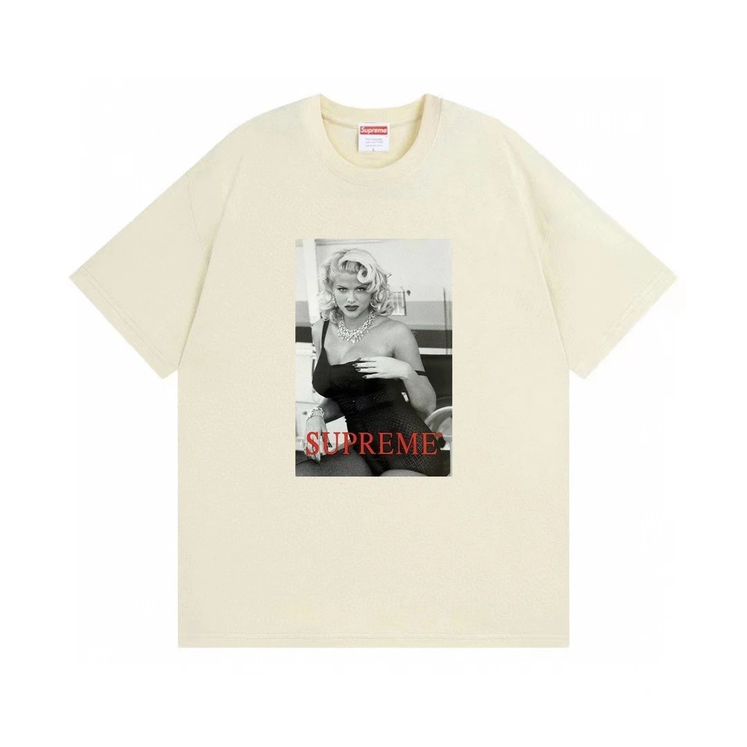 Supreme Marilyn Monroe Photo Tee Beige T-Shirt