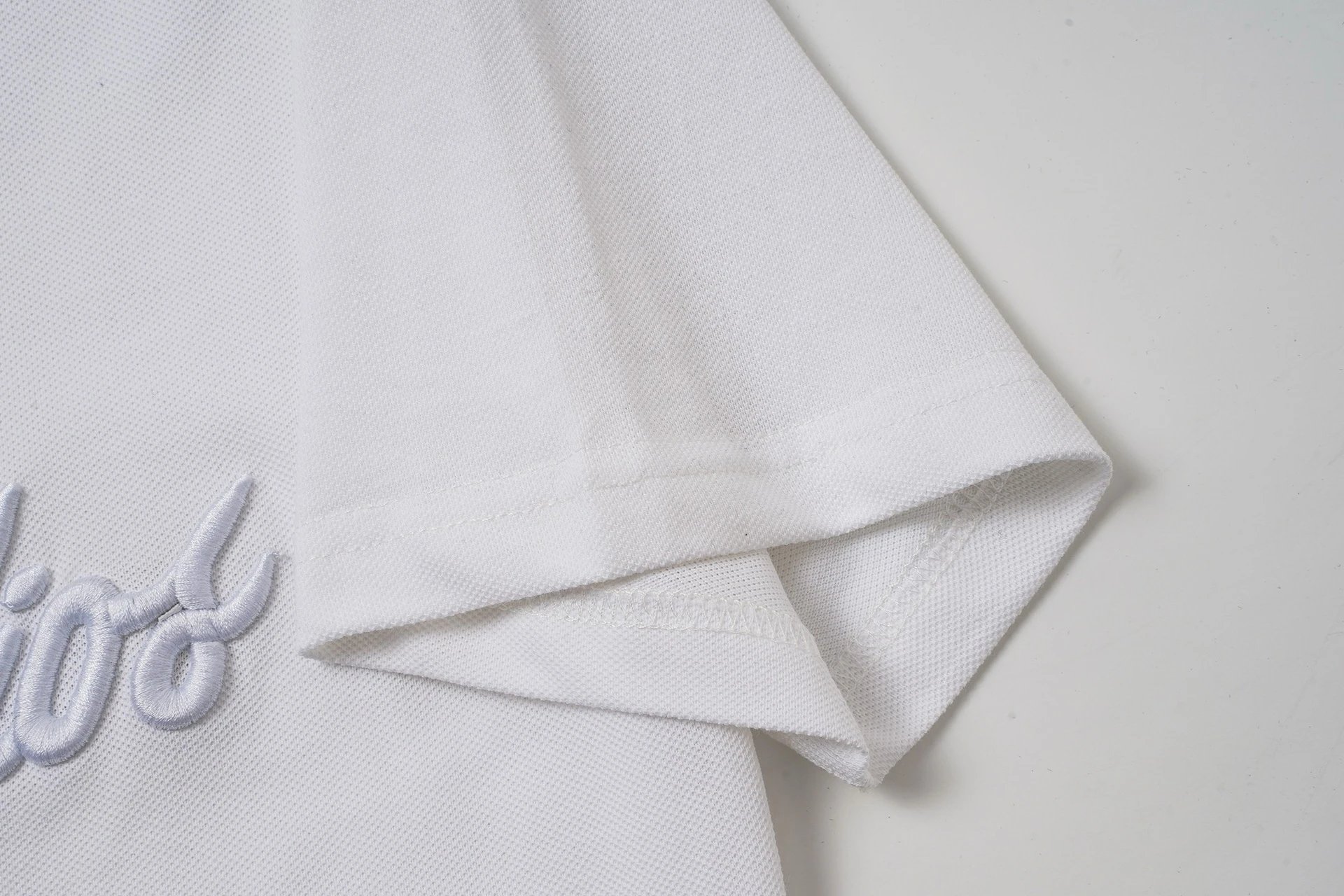 Acne Studios Embroidered Script Logo White T-Shirt - 6