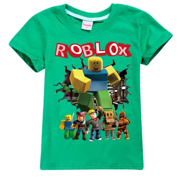 Design Roblox Character Collage Gray T-Shirt T-Shirts - 7