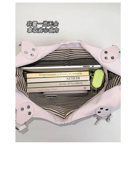 Design Polka Dot Tote Bag White - 12