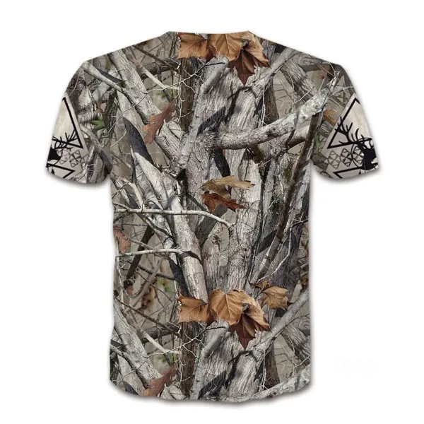 Design Woodland Snipe Camo Print T-Shirt - 21