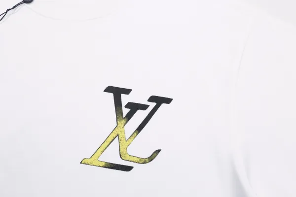 Design Abstract Print White T-Shirt - 18