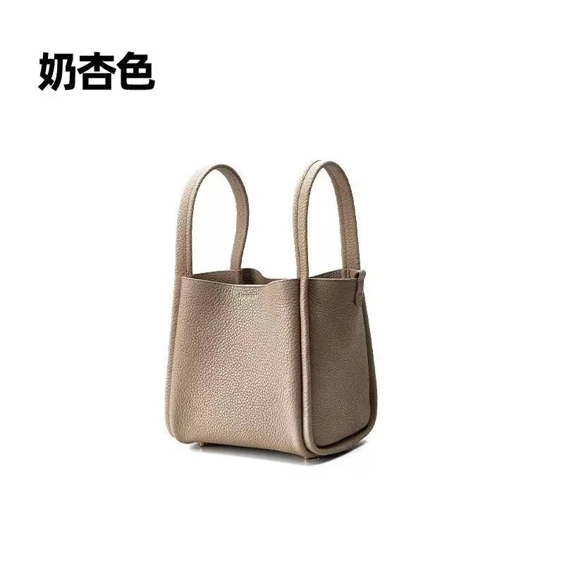 新版锁扣 奶杏色中号