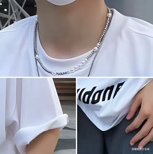 Design Helldon Graphic Print Oversized T-Shirt White - 13