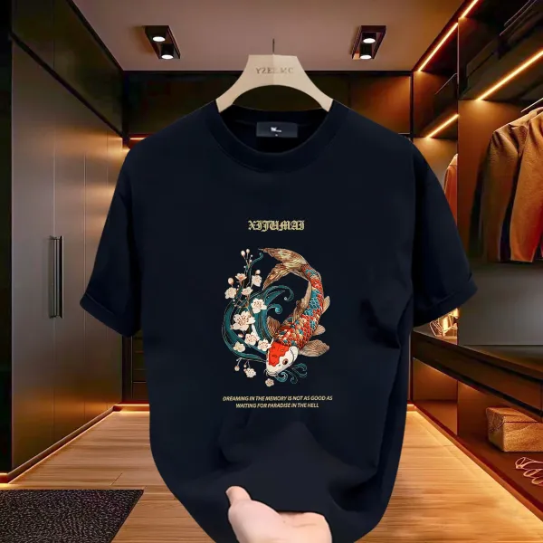 Design YZEE MC Snake 'Fu' Graphic T-Shirt Burgundy T-Shirts - 3