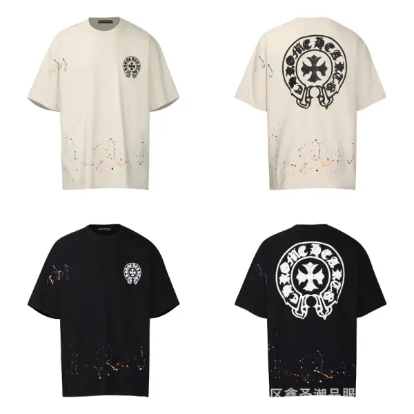 Chrome Hearts Cross Embroidered White T-Shirt - 3