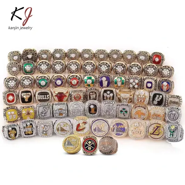 Design Kanjin Jewelry Los Angeles Lakers NBA Championship Rings Collection Gold Multicolor Jewelry Set Jewelry - 6
