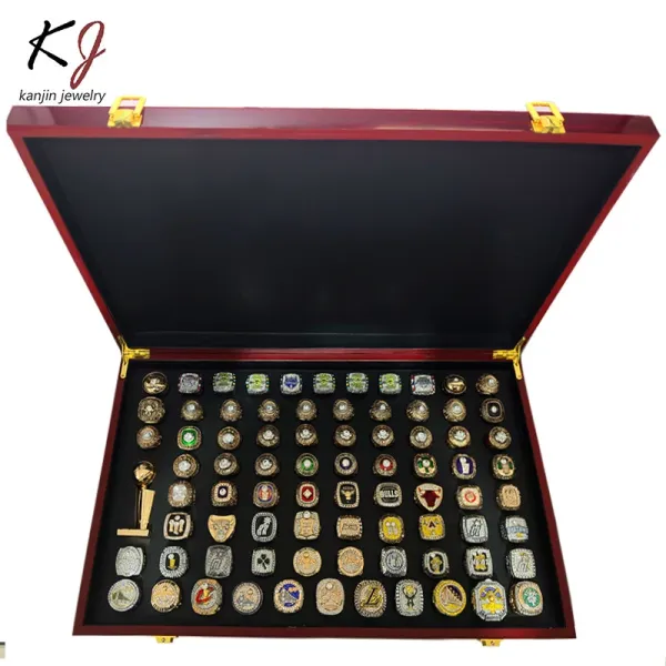 Design Kanjin Jewelry Championship Rings Collection in Wooden Display Box Jewelry - 3