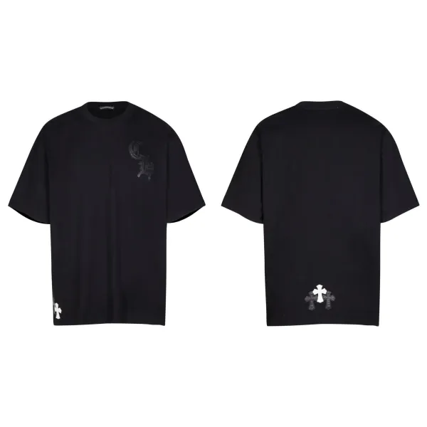 Chrome Hearts Cross Embroidered White T-Shirt - 14