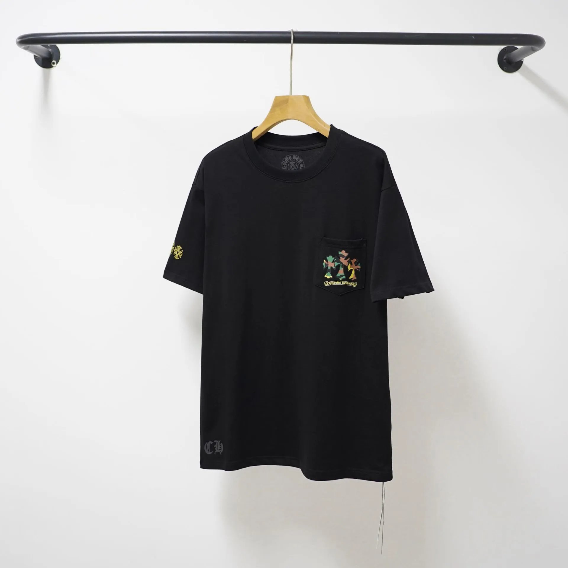Chrome Hearts Cross Logo Black T-Shirt - 46