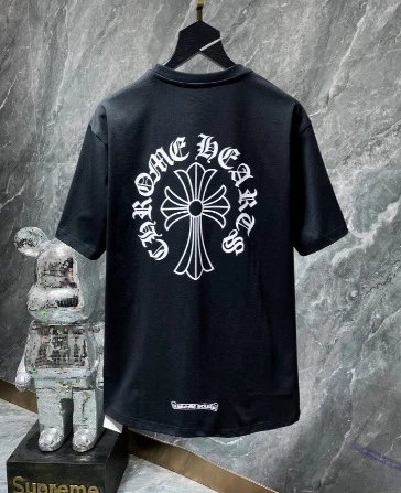 Chrome Hearts Multicolor Cross Flower Print T-Shirt - 11