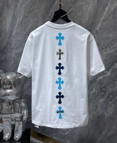 Chrome Hearts Multicolor Cross Flower Print T-Shirt - 20