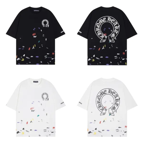 Chrome Hearts Cross Embroidered White T-Shirt - 30