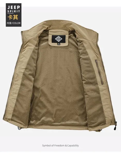 Design Jeep Spirit Utility Vest Navy Outerwear.vest - 12