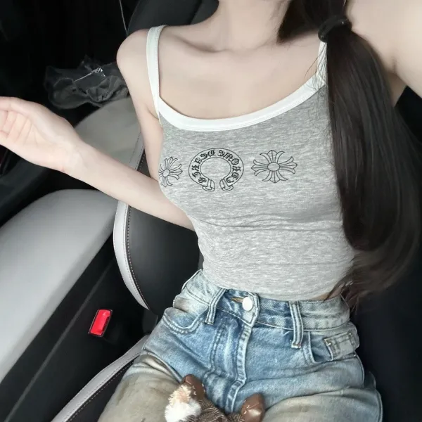 Design Plaid Oversized Shirt Black Crop Top White Trim Shorts Set Sets - 6
