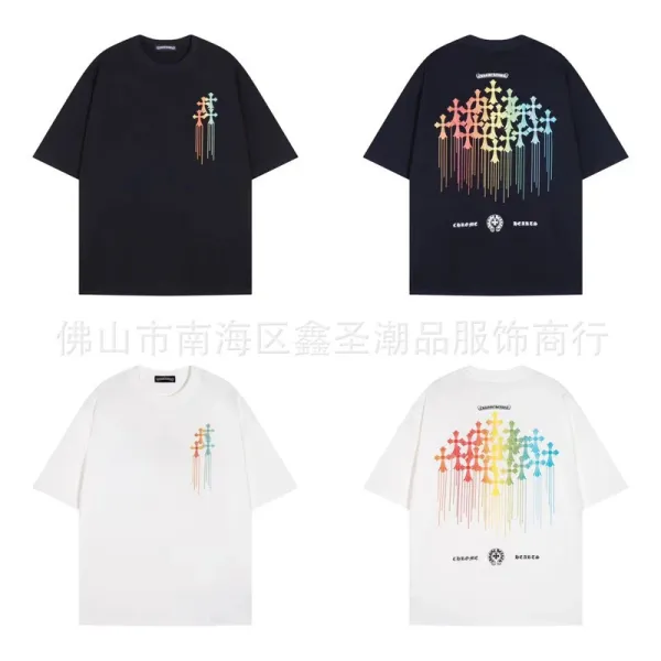 Chrome Hearts Cross Embroidered White T-Shirt - 38