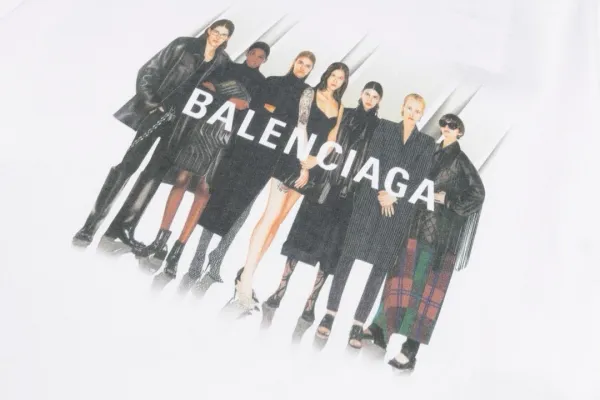 Balenciaga Paris Sunset Graphic T-Shirt Black - 18