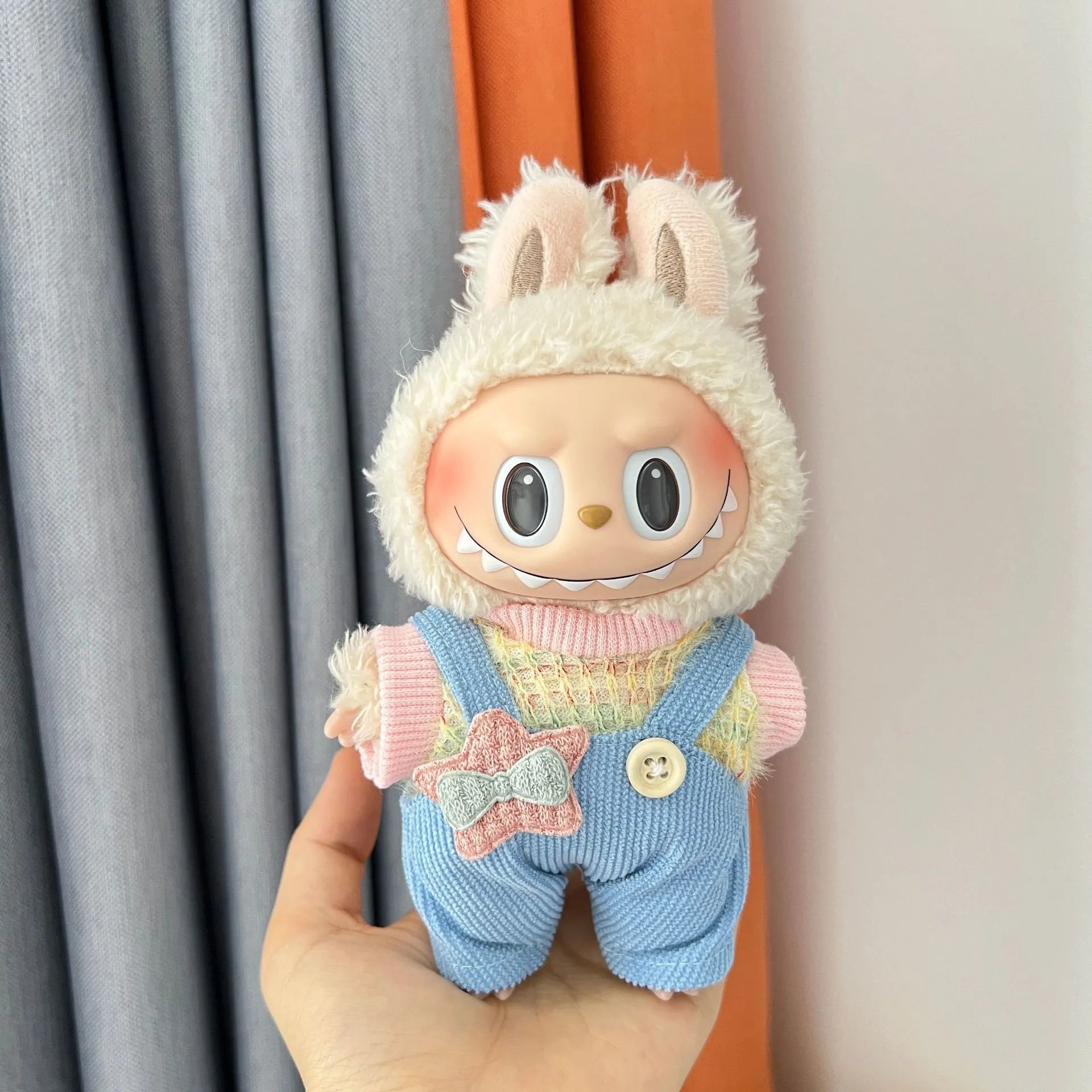 Pop Mart Labubu Bunny Costume Doll Multicolor Collectible Figure Accessories
