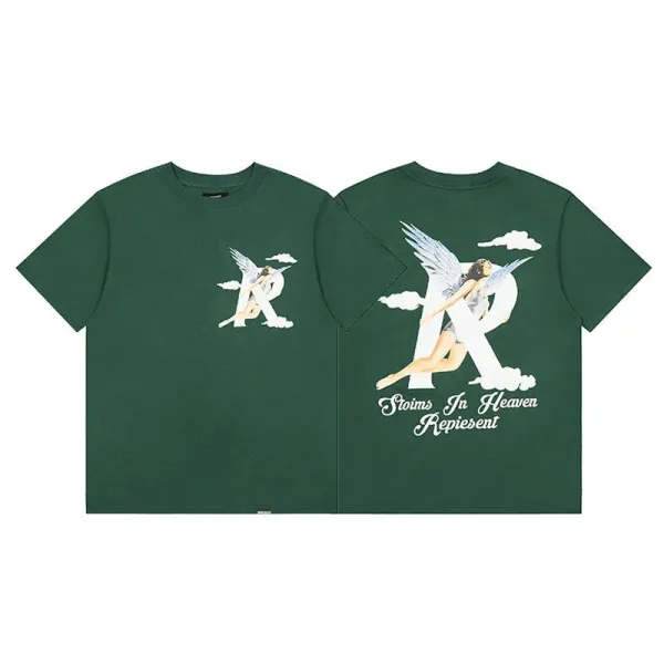 Represent Storms In Heaven Angel Graphic T-Shirt White - 12