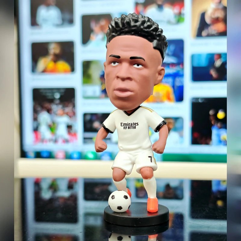 CBF Ronaldinho Bobblehead Figure Yellow / Blue Collectible Accessories - 14