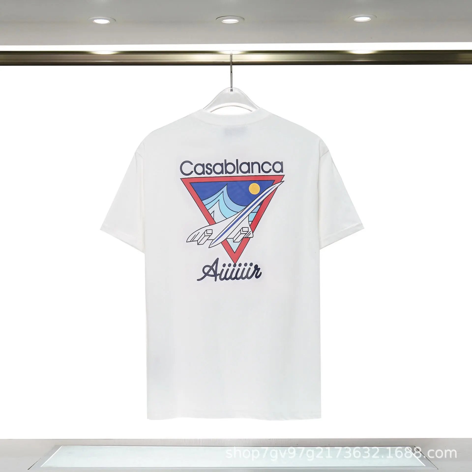 Casablanca Letter Logo T-Shirt photo 7