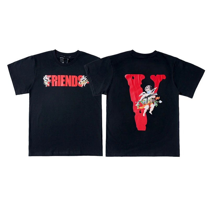 Off-White Friends V Logo Orange T-Shirt - 7