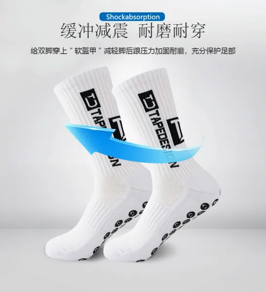 Tape Design Grip Socks Socks - 3