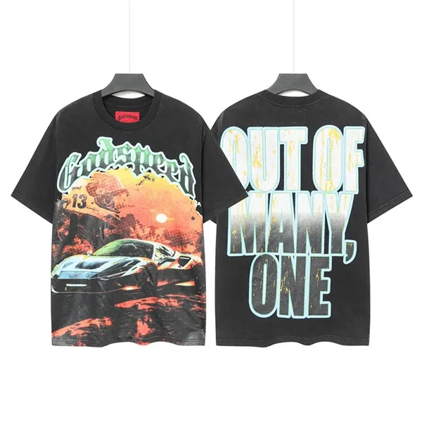 Godspeed Out Of Many One Skeleton Basketball T-Shirt Black - 6