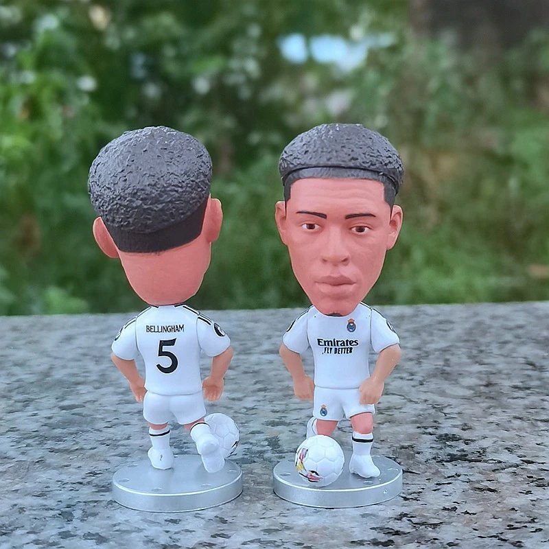 Design Al Nassr FC Cristiano Ronaldo Bobblehead Figure Yellow Blue Jersey Collectible Accessories - 22