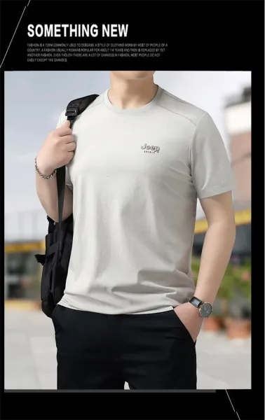 Design Jeep Spirit Classic Black Logo T-Shirt T-Shirts - 19
