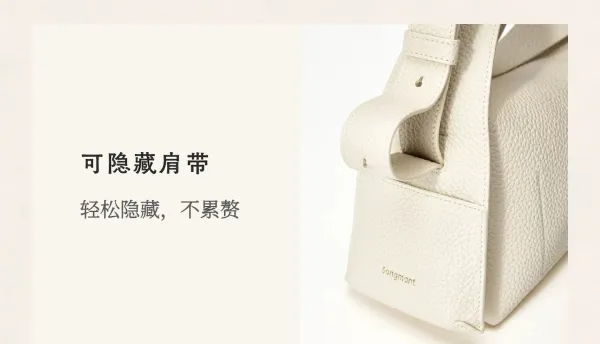 Jacquemus Le Chiquito Gray Pebbled Leather Underarm Bag Shoulder Bags - 12