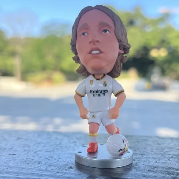 Real Madrid Luka Modrić Bobblehead Figure White Accessories - 1