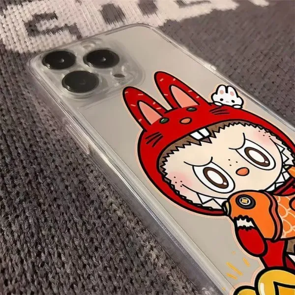Design Custom Illustration Rabbit Character Phone Case for iPhone Phone Case - 5