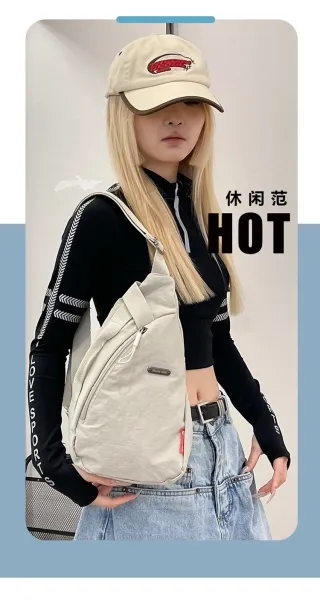 Design Abe Nine Minimalist Crossbody Bag Beige Crossbody Bags - 22