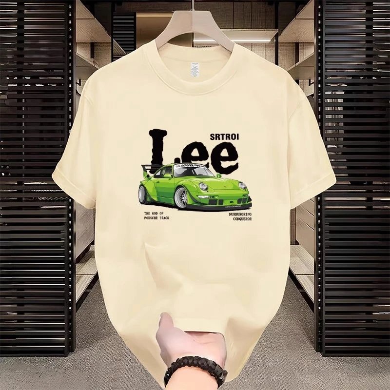 Lee SRTR01 Porsche Track Graphic T-Shirt White - 5