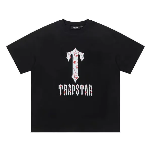 Trapstar Tra Star Blue Print White T-Shirt - 49