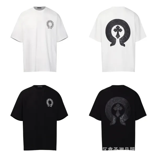 Chrome Hearts Cross Embroidered White T-Shirt - 15