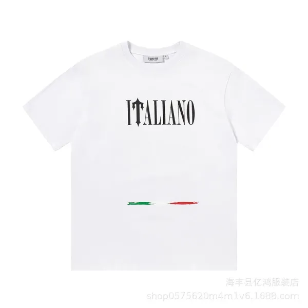 Trapstar Tra Star Blue Print White T-Shirt - 80