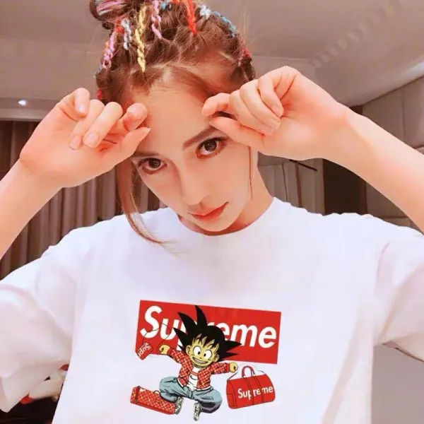 Supreme x Dragon Ball Z Goku Box Logo T-Shirt White - 1
