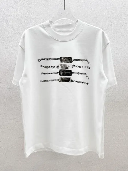 Alexander Wang Logo Neck T-Shirt White T-Shirt - 8