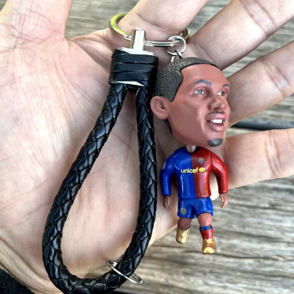 FC Barcelona x UNICEF Player Figurine Keychain Black Accessories - 1