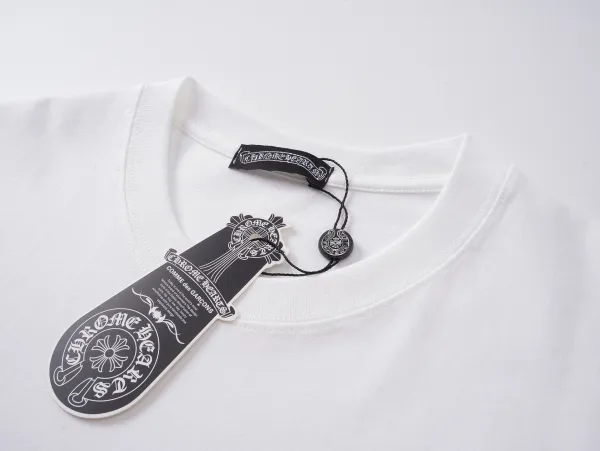 Chrome Hearts Cross Motif White T-Shirt - 5