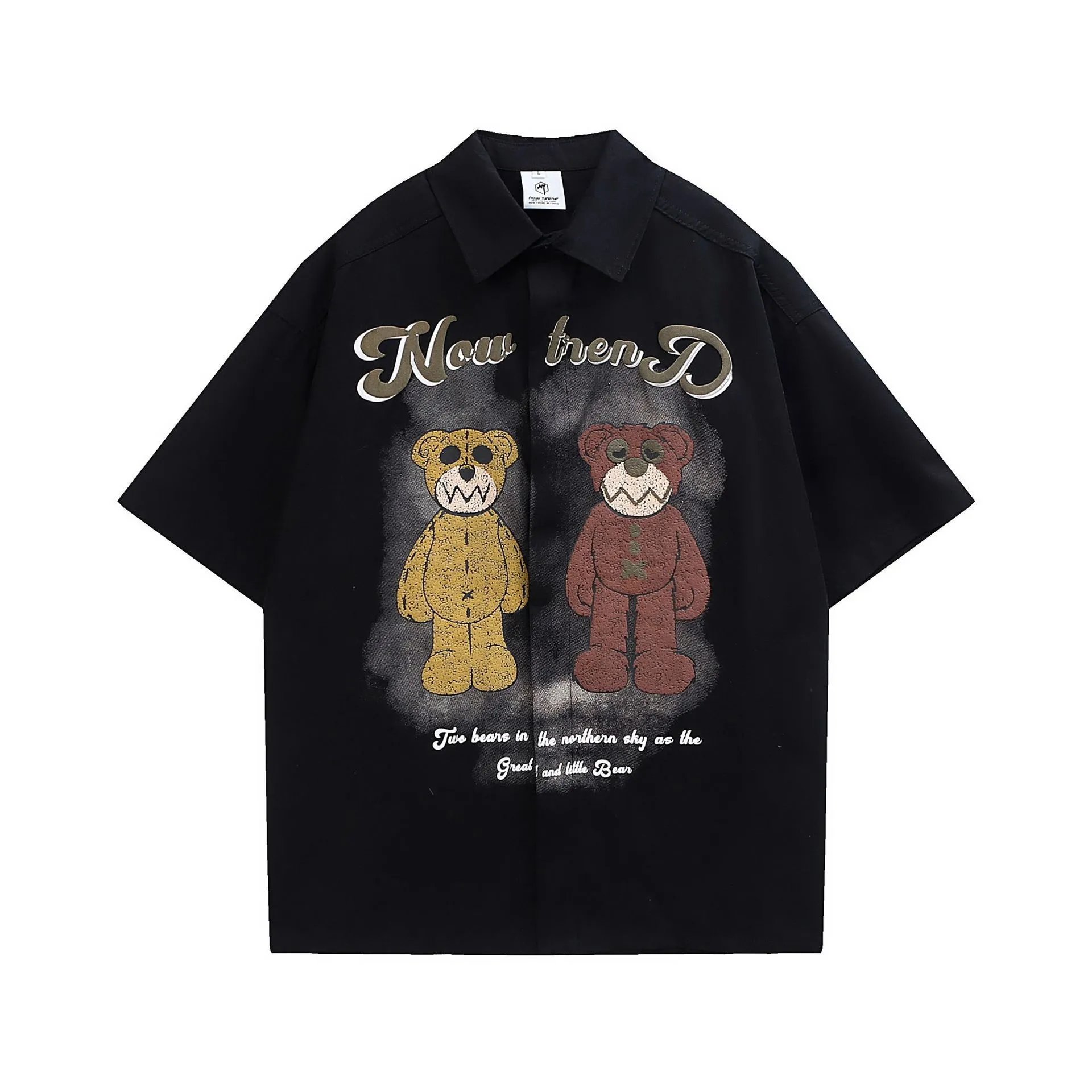 Design NTHV Library Black Oversized Short-Sleeve Shirt - 2