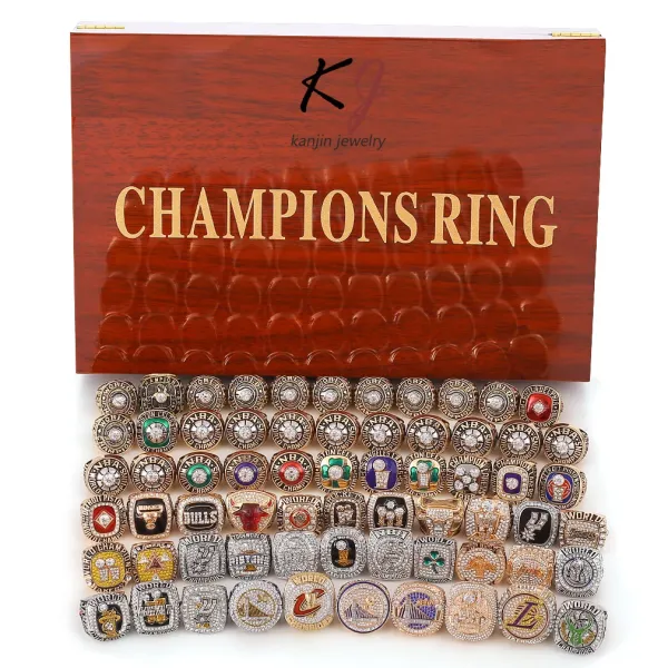 Design NBA Championship Rings Collection Display Case Accessories - 2