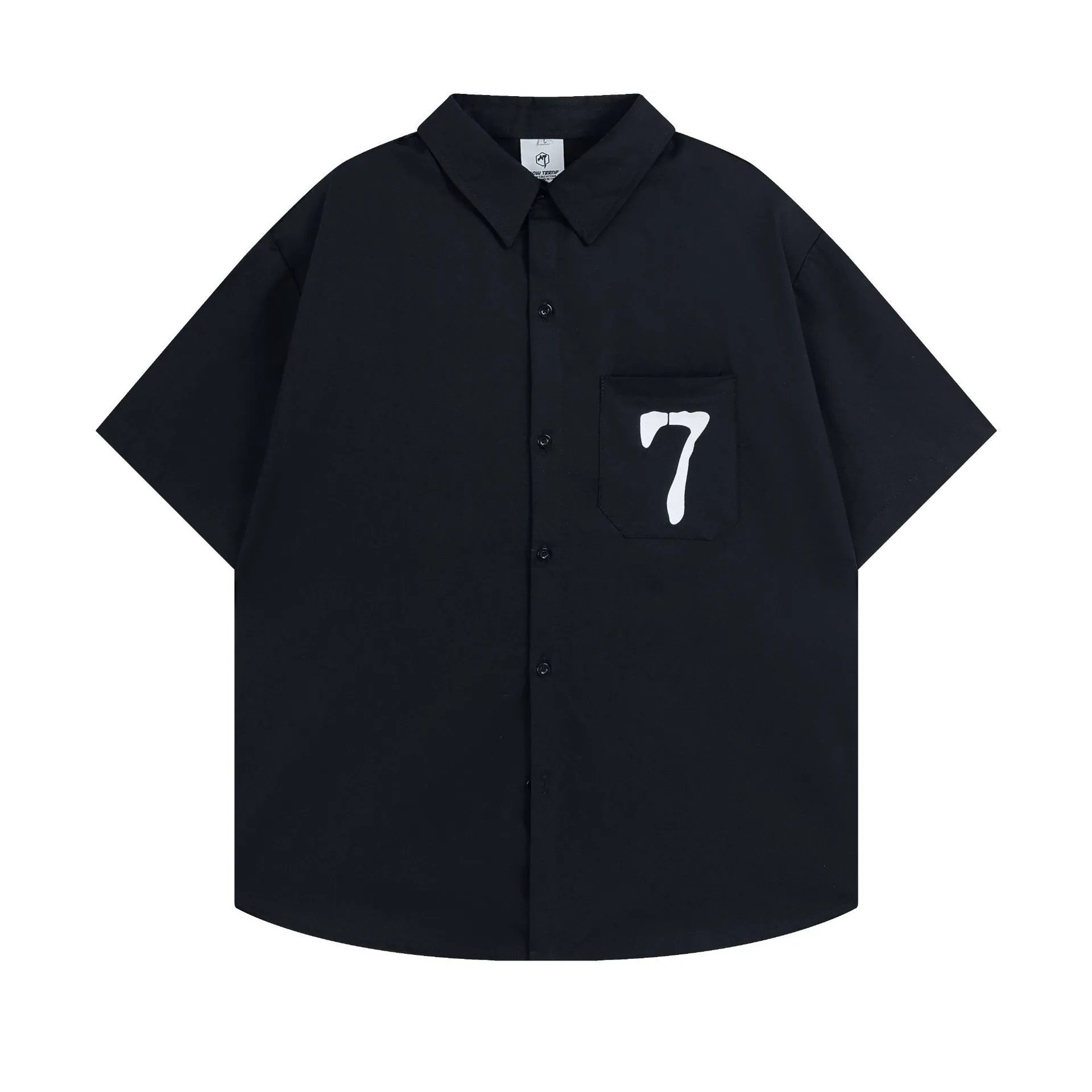 Design NTHV Library Black Oversized Short-Sleeve Shirt - 29