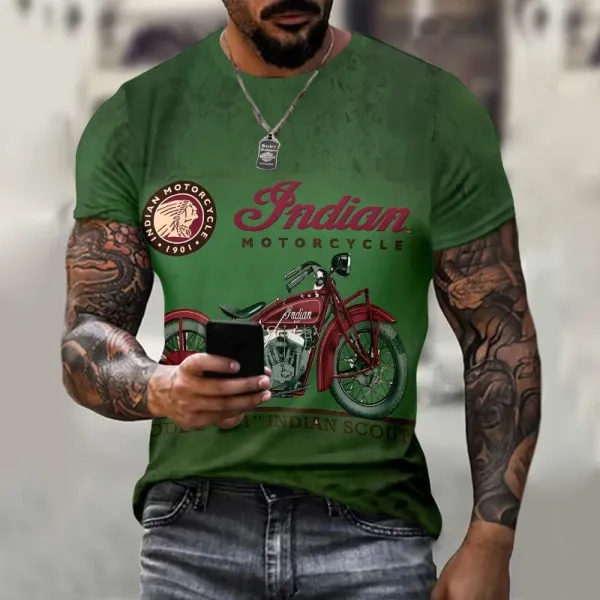 Design Rooster Print Multicolor Graphic T-Shirt - 4